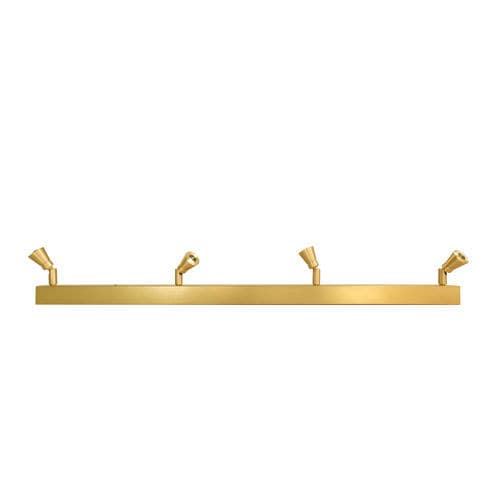 Moderne Wandleuchte - BABY PRO Reglette 1 à 4 spots W4430 - TEKNI-LED - für den Innenraum / Messing / kreisförmig