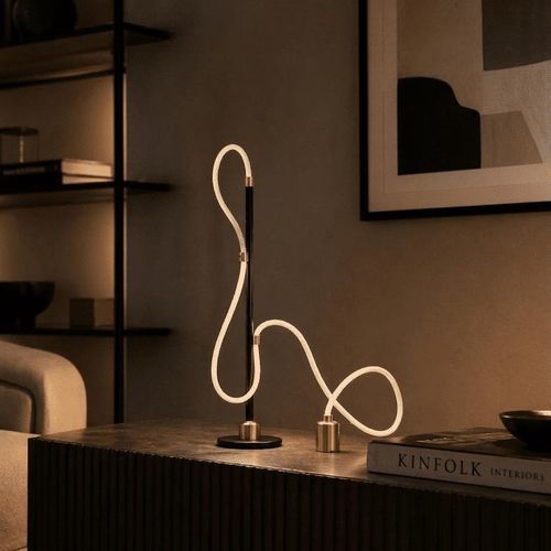Tischlampe - INFINITY - TEKNI-LED - Metall / modern / mit Kabel