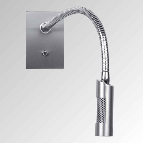 Moderne Wandleuchte - POWER  - TEKNI-LED - für den Innenraum / gebürstetes Messing / gebürstetes Aluminium