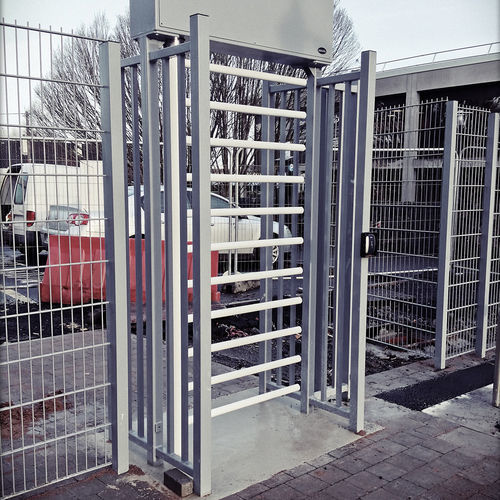 Raumhohes Drehkreuz - GATE ERA - COMINFO - Sicherheit / Metall / für öffentliche Einrichtungen