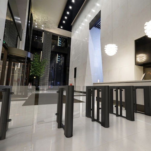 Speed Gate / für Zugangskontrolle - EASYGATE ELITE - COMINFO - Sicherheit / Glas / Edelstahl