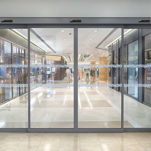 Eingangstür - RS - PORTALP - Glas / Aluminium / Schiebe