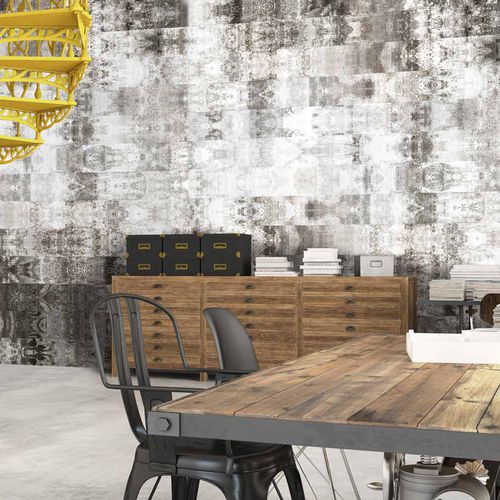 Tapete / originelles Design - VETUS VT4602 - LGD01 décor mural sur mesure - Panorama / abstraktes Motiv / Betonoptik