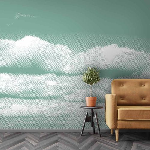 Tapete / originelles Design - CUMULUS CS0905 - LGD01 décor mural sur mesure - Panorama / Stoffoptik / Farbe anpassbar