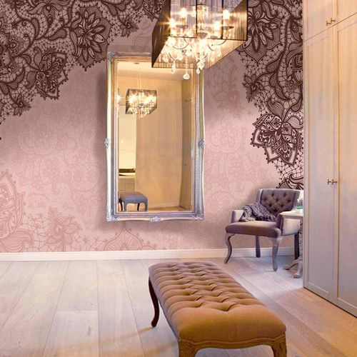 Moderne Tapete - DENTELLE DL9503 - LGD01 décor mural sur mesure - Blumenmotiv / Panorama / Stoffoptik