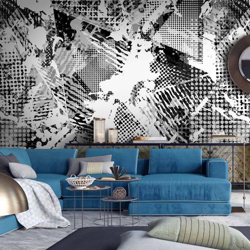Moderne Tapete - ECLAT EC0549 - LGD01 décor mural sur mesure - Panorama / mit geometrischen Motiven / Mosaikoptik
