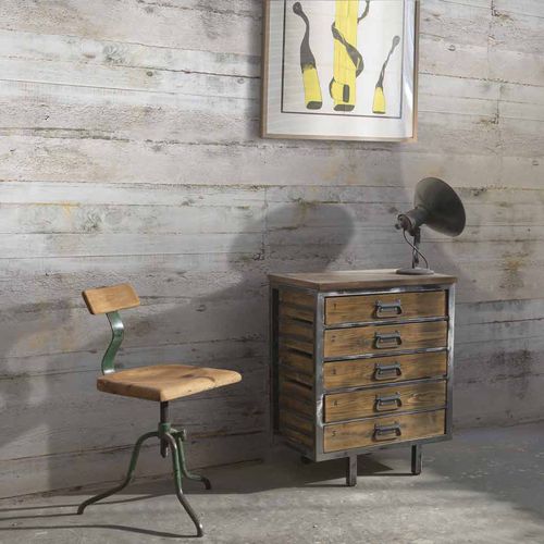 Moderne Tapete - COFFRAGE CF9316 - LGD01 décor mural sur mesure - Panorama / Holzoptik / Farbe anpassbar