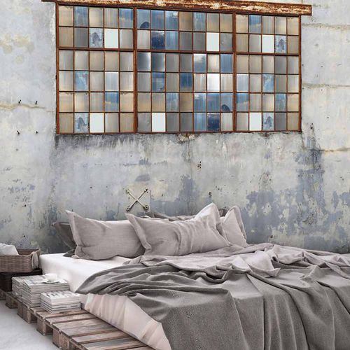 Moderne Tapete - DEFRAICHI DF5589 - LGD01 décor mural sur mesure - Panorama / Betonoptik / grau