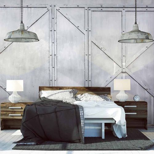 Moderne Tapete - METAL MT4909 - LGD01 décor mural sur mesure - Panorama / Metalloptik / Vlies