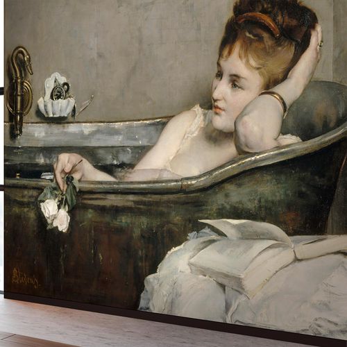 Klassische Tapete - LE BAIN - LGD01 décor mural sur mesure - Kunstdruck / Tapetenoptik / Farbe anpassbar
