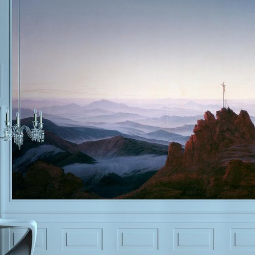 Klassische Tapete - MONTS DES GÉANTS - LGD01 décor mural sur mesure - Motiv / Stoffoptik / Tapetenoptik