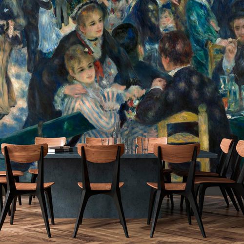 Klassische Tapete - BAL DU MOULIN - LGD01 décor mural sur mesure - Szenen / Stoffoptik / Farbe anpassbar