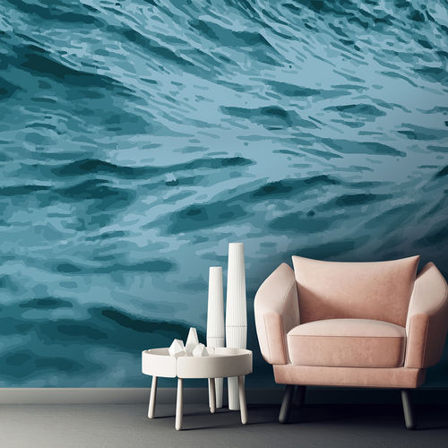 Moderne Tapete - OCEA OC3852 - LGD01 décor mural sur mesure - Naturmotiv / Panorama / Wellenmotiv