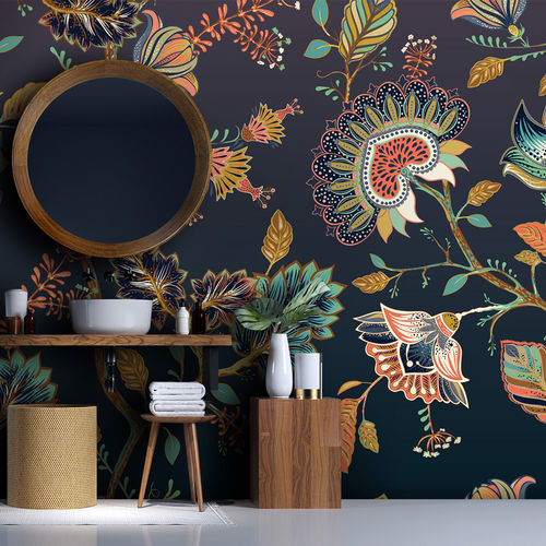 Moderne Tapete - BATIK BK7023 - LGD01 décor mural sur mesure - Naturmotiv / Blumenmotiv / Panorama