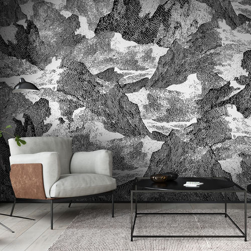 Tapete / originelles Design - SUMMA SM1522 - LGD01 décor mural sur mesure - Motiv / Stoffoptik / Betonoptik
