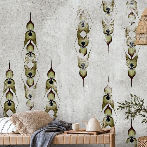 Moderne Tapete - PLUME DE PAON PA0547 - LGD01 décor mural sur mesure - Naturmotiv / Blumenmotive / Tapetenoptik