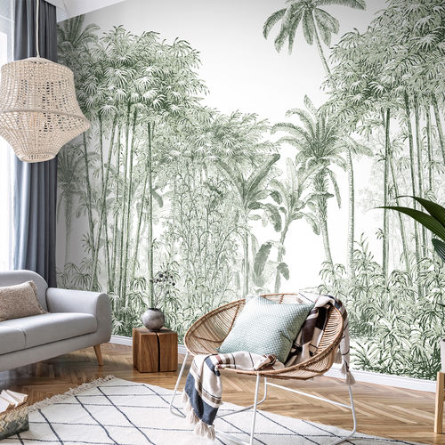 Moderne Tapete - MANAUS MS4067 - LGD01 décor mural sur mesure - Naturmotiv / Panorama / grün