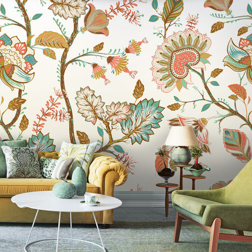 Moderne Tapete - BATIK BK1108 - LGD01 décor mural sur mesure - Blumenmotiv / Panorama / Vlies