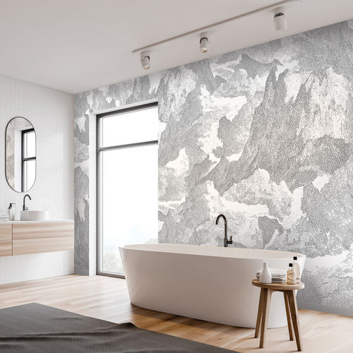 Moderne Tapete - SUMMA SM1066 - LGD01 décor mural sur mesure - Naturmotiv / Panorama / grau