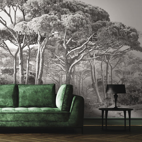 Moderne Tapete - PINEA PA0821 - LGD01 décor mural sur mesure - Naturmotiv / Panorama / grau