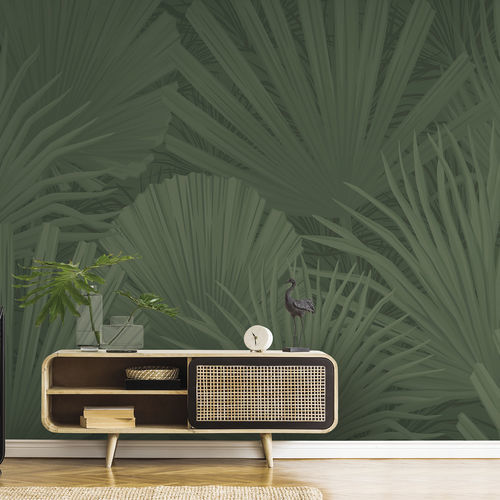 Design-Tapete - PALMEA PM1280 - LGD01 décor mural sur mesure - Naturmotiv / Panorama / grün