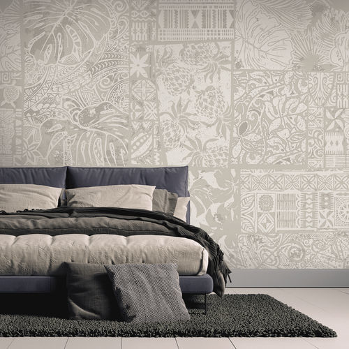 Moderne Tapete - HONOLULU HN2385 - LGD01 décor mural sur mesure - Naturmotiv / Panorama / grau