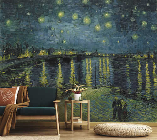 Stil-Tapete - LA NUIT ÉTOILÉE LGD98-013544 - LGD01 décor mural sur mesure - Panorama / Vlies / waschbar