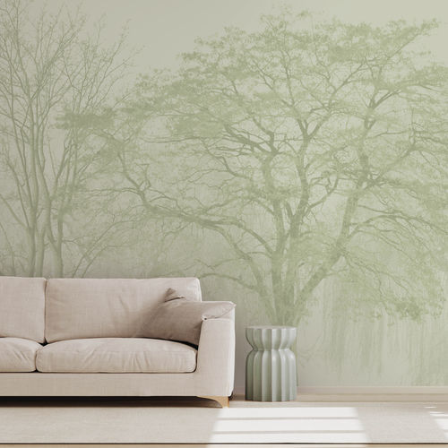 Moderne Tapete - SILVA - LGD01 décor mural sur mesure - Naturmotiv / Tapetenoptik / grün