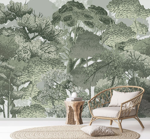 Moderne Tapete - CANOPEE - LGD01 décor mural sur mesure - Naturmotiv / Blumenmotiv / Panorama