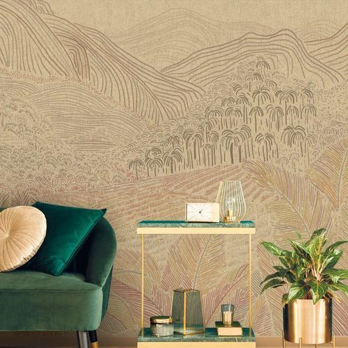Moderne Tapete - BANAUE - LGD01 décor mural sur mesure - Vlies / Polyester / Naturmotiv