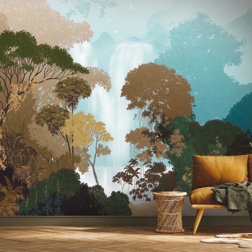 Tapete / biophiles Design - NAUYACA - LGD01 décor mural sur mesure - Vlies / Polyester / Naturmotiv