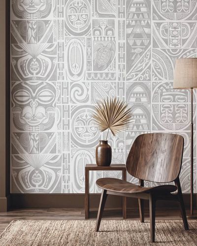 Ethno-Tapete - TATAU - LGD01 décor mural sur mesure - Kunstdruck / Motiv / individuell gestaltbar