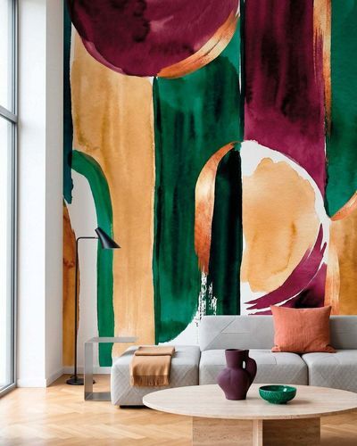 Moderne Tapete - PIGMENT - LGD01 décor mural sur mesure - Panorama / abstraktes Motiv / individuell gestaltbar