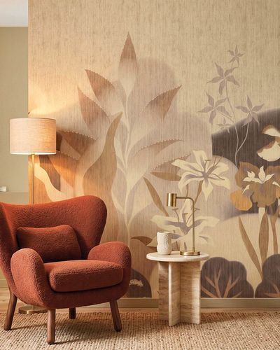 Stil-Tapete - OREA - LGD01 décor mural sur mesure - Stoff / Polyester / Blumenmotiv