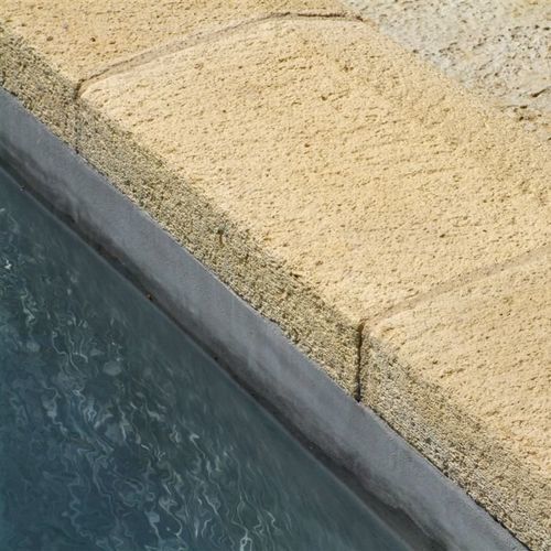 Beton-Poolumrandung - LAVOIR - ROUVIERE - Stein / für Eckeinbau
