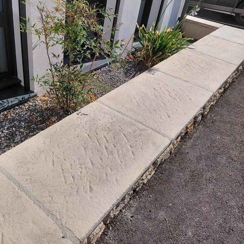 Steinmauerabdeckung - MAGNANERIE - ROUVIERE - Beton