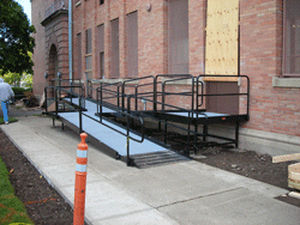 Beton-Zugangsrampe - Handi-Ramp - für Behinderte / modular