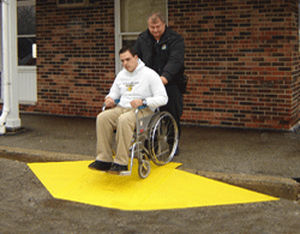Zugangsrampe für Behinderte - CURB CUT - Handi-Ramp - für Schwellen