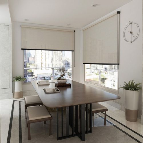 Jalousie für Fenster - SIDEWINDER - MOTTURA SpA - Stoff / Aluminium / PVC
