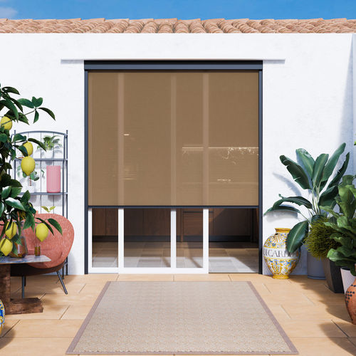 Jalousie mit Kassette - TOPBOX - MOTTURA SpA - für Fenster / für Terrasse / Stoff