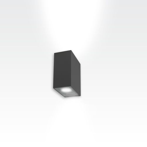 Moderne Wandleuchte - STELAR UP/DOWN - Orbit NV - für Außenbereich / Aluminium / rechteckig