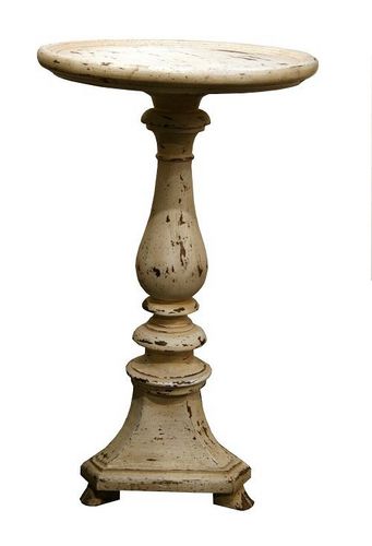Klassischer Lampentisch - SELLETTE  - PROVENCE & FILS - Holz / rund / für Privatgebrauch