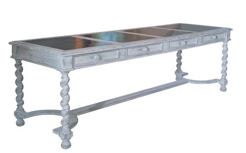 Klassischer Esstisch - URSULINE - PROVENCE & FILS - Holz / rechteckig / für Privatgebrauch