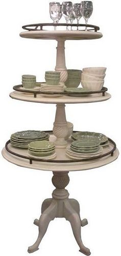 Service-Servierwagen - CHAMPAGNE - PROVENCE & FILS - für Gewerbegebrauch / Holz