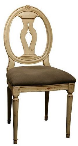 Stil-Stuhl - COTTON - PROVENCE & FILS - Holz / Holz / Medaillon