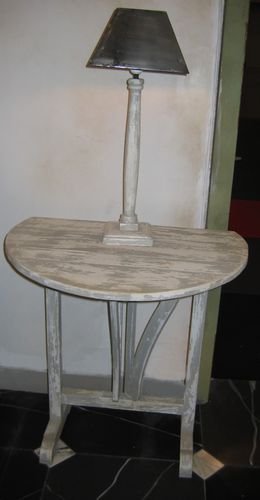 Klassischer Beistelltisch - GUSTAVIA - PROVENCE & FILS - Holz / Halbmond / für Privatgebrauch