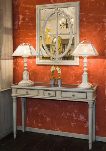 Klassischer Konsolentisch - TRIANON  - PROVENCE & FILS - Holz / rechteckig / für Privatgebrauch