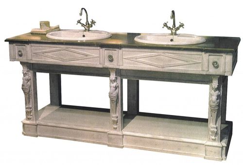 Freistehender Waschtisch-Unterschrank - THERMES - PROVENCE & FILS - Holz / klassisch