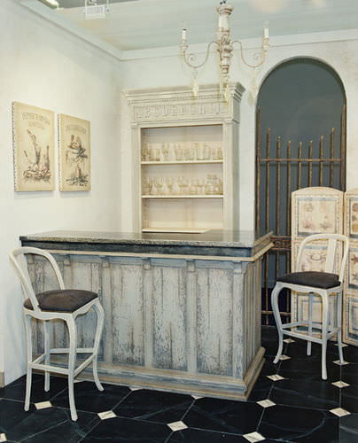 Holz-Empfangstheke - MARIUS - PROVENCE & FILS - für Bar