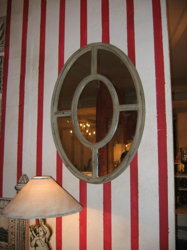 Wandmontierter Spiegel - OEIL DE BOEUF - PROVENCE & FILS - klassisch / oval
